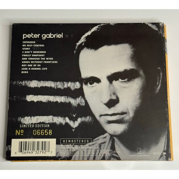 Peter Gabriel 3 (Melt) Limited Edition Remastered CD 2002 Classic Rock Album - Picture 2 of 6